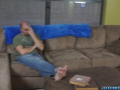 Jodi West worships huge dick