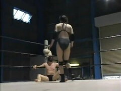 Japanese mixed wrestling domination