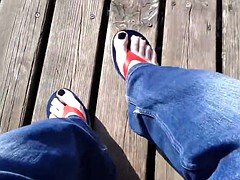 Noire, Noir ébène, Pieds, Polonais