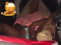 Gros seins, Noir ébène, Doigter, Mère que j'aimerais baiser, Orgasme, Chatte, Rasée, Solo