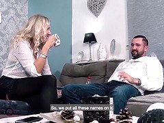 デカパイ, 汚れた　, ドイツ人, ヒール, 熟年, 淫乱熟女, ピアス, ストッキング