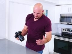 Amateur, Americano, Mamada, Estilo perrito, Cocina, Coño, Montar, Hermanas