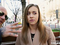 Femme couguar, Couple, Dingue, Hd, Naturelle, De plein air, Chatte, Réalité