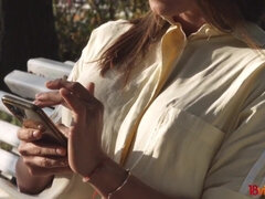 18 jaar, Pijpbeurt, Bruinharig, Sperma shot, Tiener