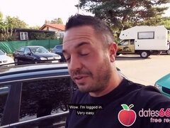 Cul, Gros seins, Brunette brune, Grosse, Allemand, Hd, De plein air, Public