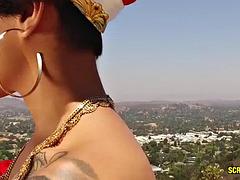 黒人, フェラチオ, 黒人, 異人種間