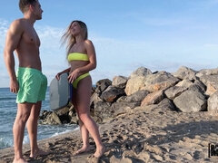 Mamada, Europeo, Masturbación, Madres para coger, Al aire libre