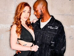 Culo grande, Negro, Mamada, Polla, Estilo perrito, Pajear, Interracial, Pelirrojo