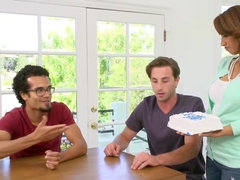 On his birthday guy has sex with friend's hot mother