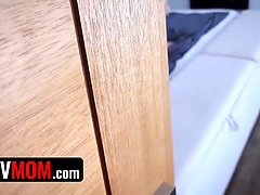 Stepmom Kayla Paige shares stepson's schlong with busty milf maid Tiffany Watson - PervMom