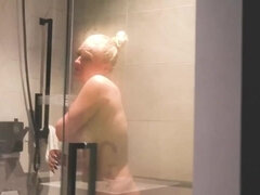 Blonde, Blowjob, Cuckold, Cumshot, Dick, Interracial, Mature, Shower