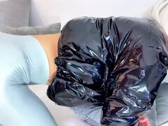 Hot Blonde CandyXS Takes Him Home After Party - Rough Doggystyle Fuck in Tight Leggings