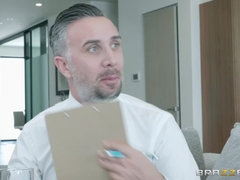 デカパイ, 黒人, フェラチオ, バック, 巨大, 現実, タトゥー, オッパイの