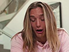 Anaal, Grote lul, Blond, Pijpbeurt, Sperma, Hd, Slet, Stiefmoeder