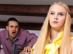 Amateur, Verga grande, Rubia, Mamada, Polla, Estilo perrito, Tetas naturales, Tetas