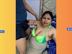 Indian couple's amateur sex session featuring Desi Randi Biwi and Your Wife Riya