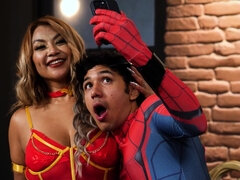 HALLOWEEN AFTER PARTY WITH MY STEPMOM . Sandra Paola