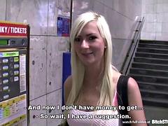 Amateur, Nana, Garce, Blonde, Voiture, Hard, Gicler