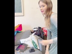 Britannique, Robe, Grecque, Lingerie, Petite femme, Jarretelles, Nénés, Sous la jupe