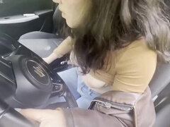 Leie, Auto, Frau, Fetisch, Hd, Küssen, Im freien, Muschi