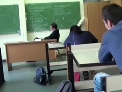 Leie, Blasen, Hochschule, Hundestellung, Aufs gesicht abspritzen, Büro, Öffentlich