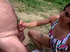 Amateur, Mamada, Corridas, Penetracion con dedos, Abuelo, Pajear, Al aire libre, Adolescente
