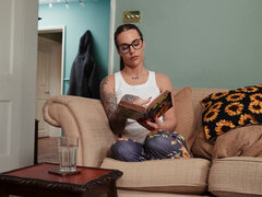 美女, デカ尻, 茶髪の, いとこ, チン, ポルノスター, 剃毛