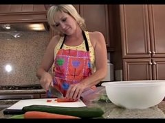 Slutty MILF fucks her step son