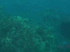 After snorkeling you give her a creampie