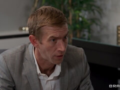 MILF Aubrey Black is sucking enormous cock