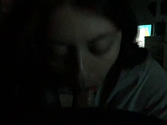 Sucer une bite, Brunette brune, Pov