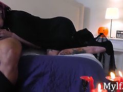 Vampire MILF Sucks Your Cum Away - Anna Bell Peaks