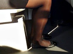 Black, Fetish, Groped, Pantyhose, Stockings, Voyeur