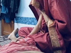 Deep face fuck with hot Indian bahu and her father-in-law, pure taboo action