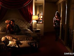 Grosse bite, Sucer une bite, 2 femmes 1 homme, Hd, Léchez, Domestique, Chatte, Plan cul à trois
