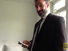 Busty British MILF Nicole Dupapillon Takes Rough Anal & Throat Fuck - BDSM Domination