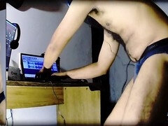 Hairy gay dude Stink Hairymale in a fur mask getting intimate and inexperienced