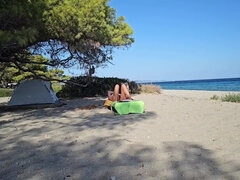 Frau, Behaart, Milf, Nackt, Nudist, Pissen, Titten, Spanner