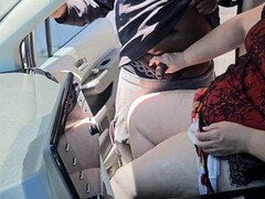 フェラチオ, 車, 捕まる, コンピレーション, 顔射, 小柄, 公共, ストッキング