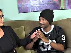 Big cock, Blowjob, Busty, Cougar, Interracial, Pornstars, Sucking
