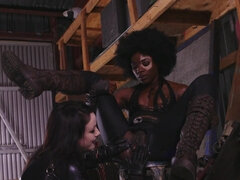 Sperma shot, Zwart, Hd, Lesbisch, Likken, Natuurlijke tieten, Kut duiken