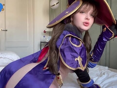 Grosser arsch, Süss, Dildo, Extrem, Frau, Selbstgemacht, Masturbation, Weibliche ejakulation