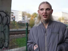 GERMAN SCOUT - Blonde Fitness Model Teen Lexi Star