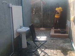 Africano, Entre bastidores, Culo grande, Pareja, Ébano, Enorme, Madres para coger, Desnudo