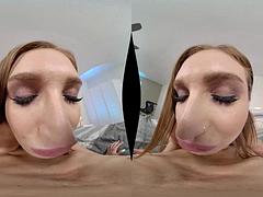 Dreidimensional, In den arsch, Blondine, Blasen, Pov, Realität