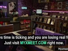 Savor Chanel Camryn's intense interview with a daring backside twist