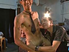 Real nsty stripper gets blowjob at party
