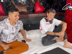 口内発射, チン, バック, フェティッシュ, ホテル, メイド, 三人, オッパイの