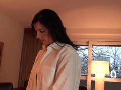 デカパイ, 茶髪の, イく瞬間, チン, 手コキする, 下着, 淫乱熟女, ハメ撮り