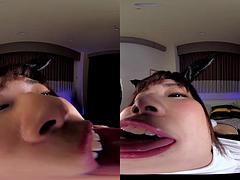 3d, アジア人, デカ尻, フェラチオ, 茶髪の, 日本人, 現実, オッパイの